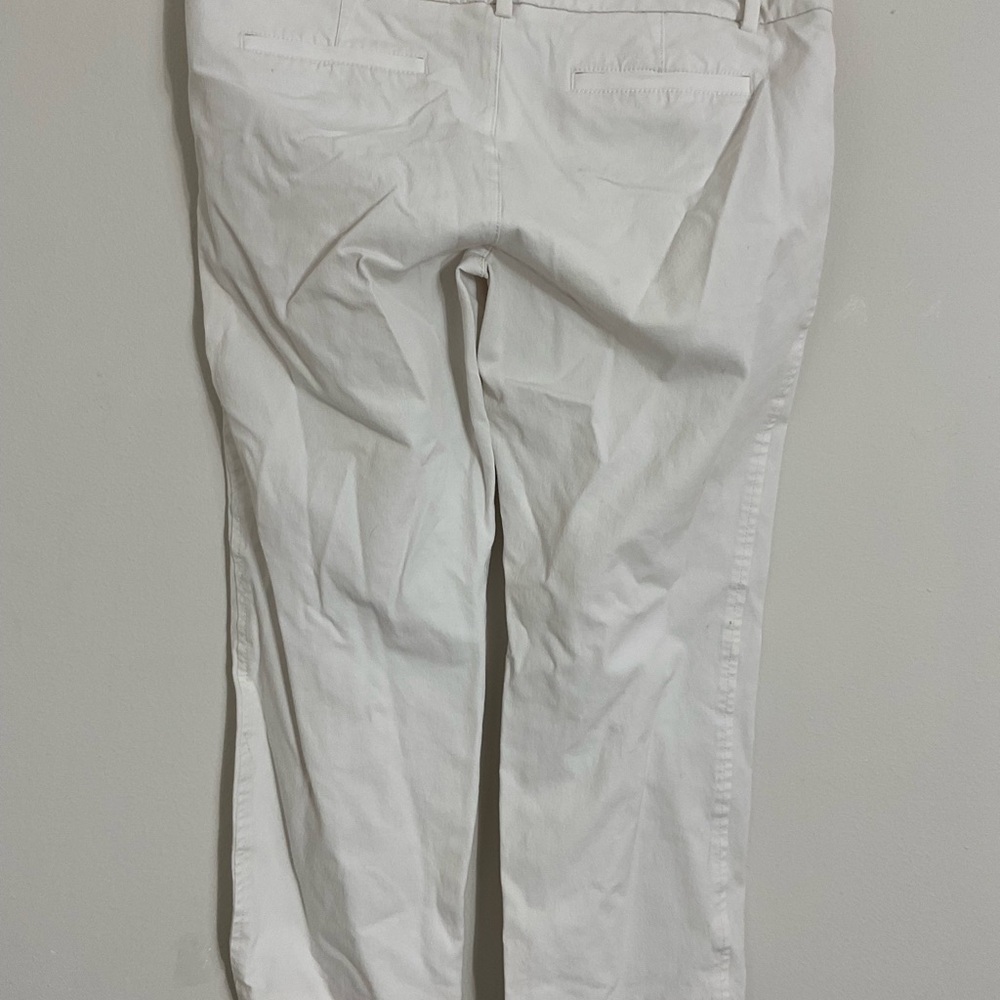 Lilly Pulitzer Women's Size 12 Stretch Pants Chino White - Picture 3 of 7